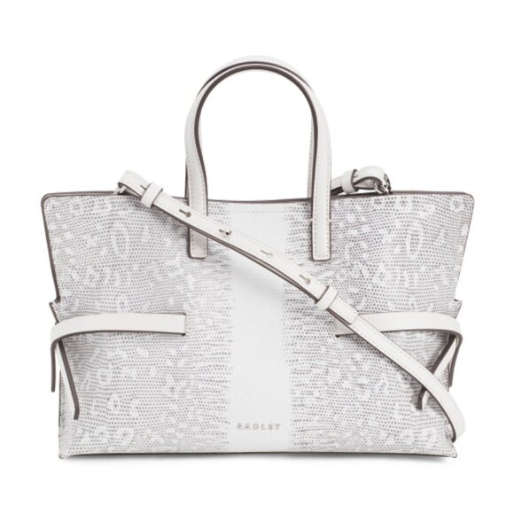 RADLEY LONDON Leather Fleet Street Faux Lizard Small Crossbody